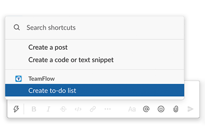 TeamFlow example