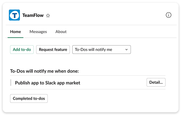 TeamFlow example